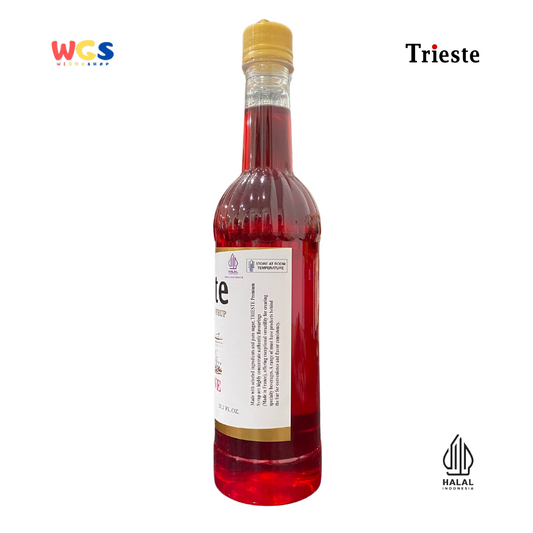Trieste Grenadine - Pomegranate Flavor Syrup Premium 650 ml - Pomegranate Flavor - Mocktail Drink