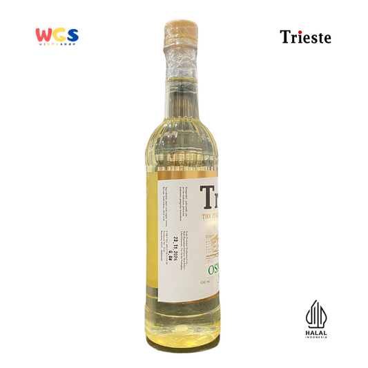 Trieste Syrup Premium Osmanthus Flavour 650ml – Sirup Rasa Bunga Osmanthus Lembut & Wangi