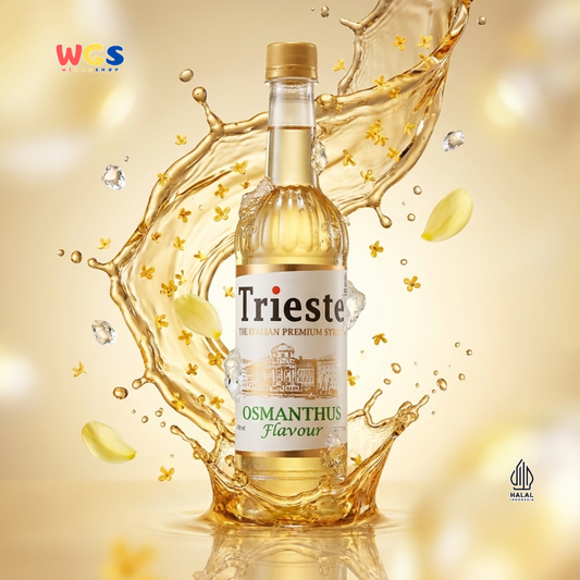 Trieste Syrup Premium Osmanthus Flavour 650ml – Sirup Rasa Bunga Osmanthus Lembut & Wangi