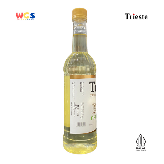 Trieste Peppermint Flavor Syrup Premium 650ml - Trendy Drink Syrup - Boba - Bubble Tea