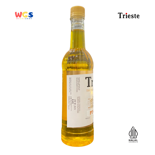 Trieste Syrup Premium Pineapple Flavor 650ml – Fresh Pineapple Flavored Syrup for Drinks & Desserts