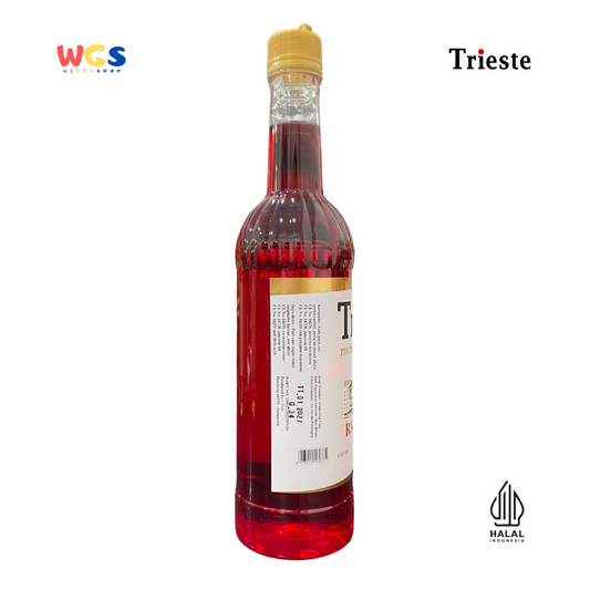 Trieste Raspberry Flavor Syrup Premium 650ml – HALAL Raspberry Flavored Syrup for Trendy Drinks