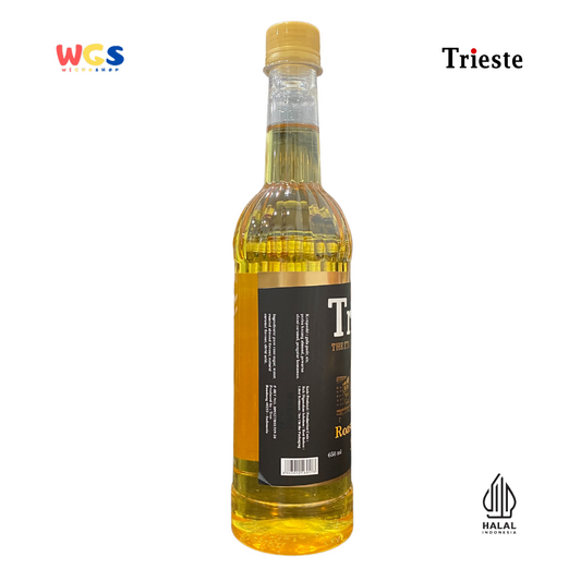 Trieste Roasted Almond Flavor Syrup Premium 650ml - Halal MUI - Trendy Drink - Bubble Tea