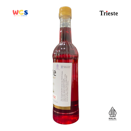 Trieste Syrup Premium Blood Orange Flavor 650ml – Fresh Red Orange Syrup for Drinks & Desserts