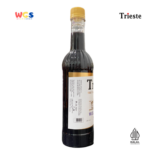 Trieste Syrup Premium Wild Grape Flavour 650ml – Sirup Anggur Liar Segar untuk Minuman & Dessert