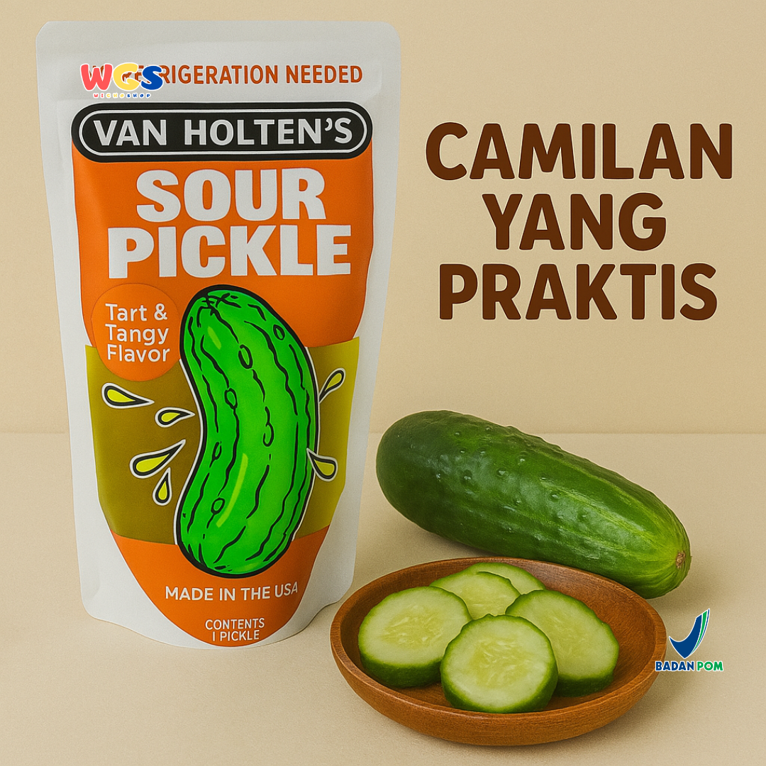 Van Holten's Tapatío Pickle Salsa Picante – Spicy Savory Jumbo Cucumber Pickles 1 pcs (No Fridge Needed)