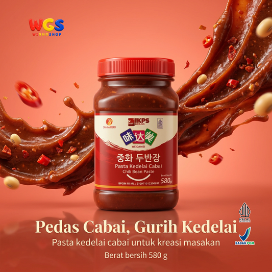 Weidamei Chili Bean Paste 580g - Pasta Kedelai Cabai Doubanjiang Bumbu Mapo Tahu Hotpot
