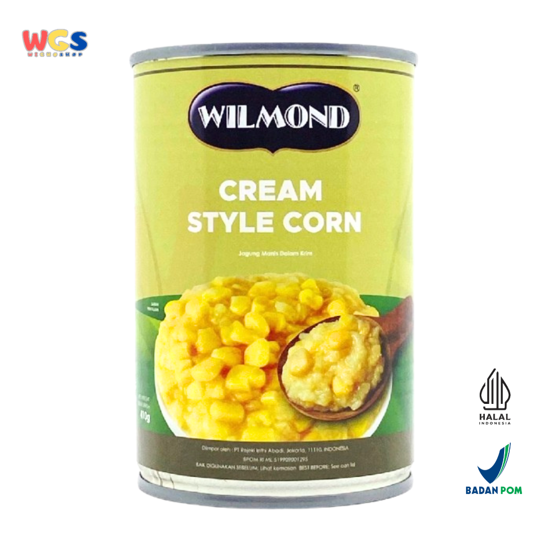 Wilmond Cream Style Corn 410g – Jagung Manis Dalam Krim, Lezat dan Praktis