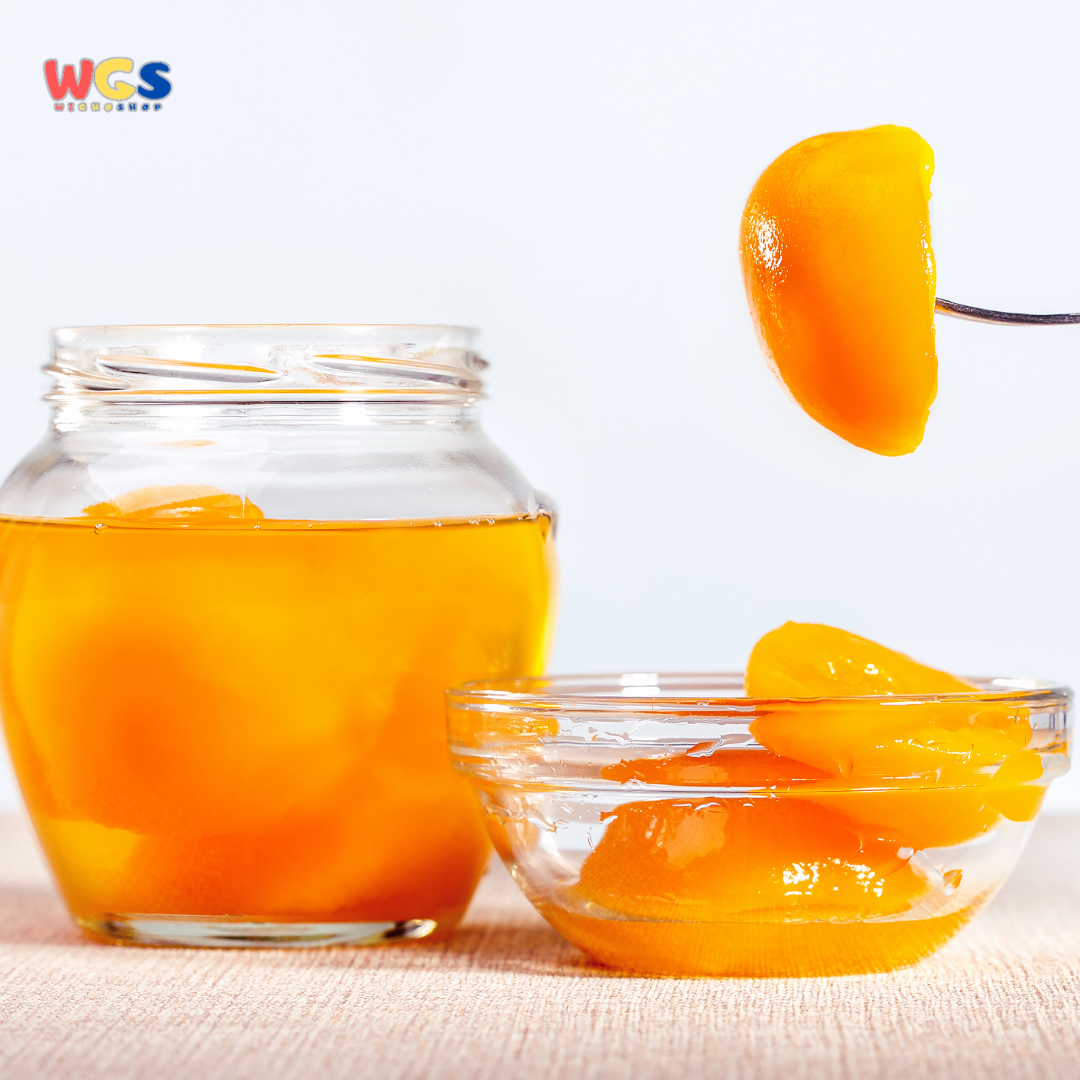 Wilmond Peach Halves in Syrup 825g - Buah Persik Kaleng Premium Import - Topping Minuman & Dessert - WIGHOSHOP