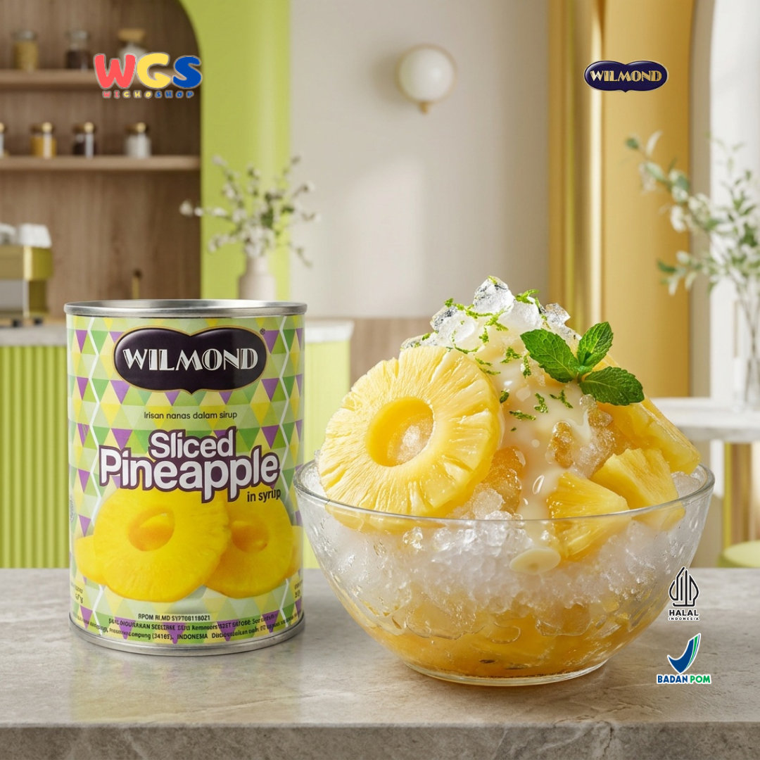 Wilmond Sliced Pineapple in Syrup 567g – Sliced Pineapple in Sweet, Fresh, and Delicious Syrup