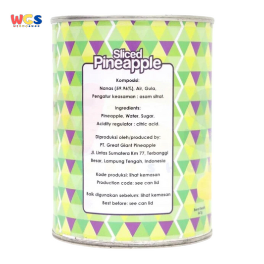 Wilmond Sliced Pineapple in Syrup 567g – Irisan Nanas dalam Sirup Manis, Segar dan Lezat