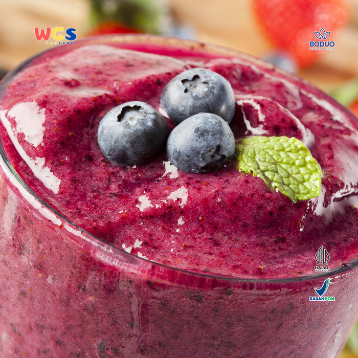 BODUO Blueberry Flavored Puree Jam 2.1L – Selai Blueberry Premium dengan Tekstur Lembut