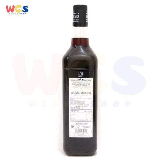 1883 Maison Routin France Syrup Irish Cream Flavored 1 ltr - 33.8 fl oz