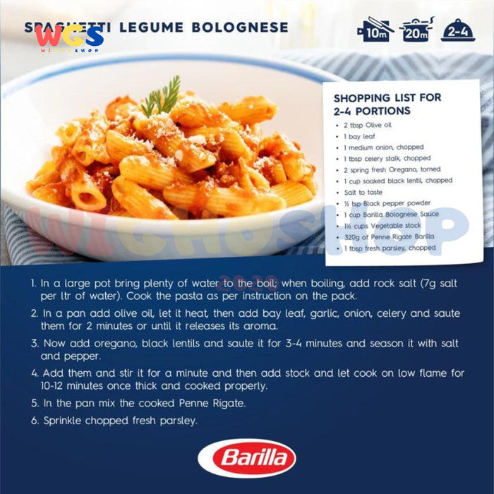 Barilla Bolognese Pasta Sauce with 100% Italian Tomatoes 400g – Saus Pasta Daging Siap Saji