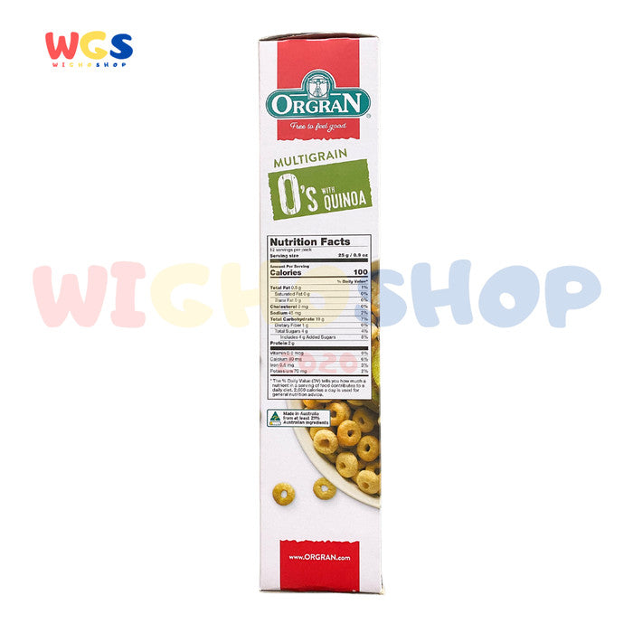 ORGRAN Multigrain 0s With Quinoa Gluten Free Vegan 300g