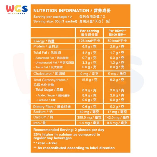 Soya milk Powder Unisoy - Susu kacang instant - 240 gr