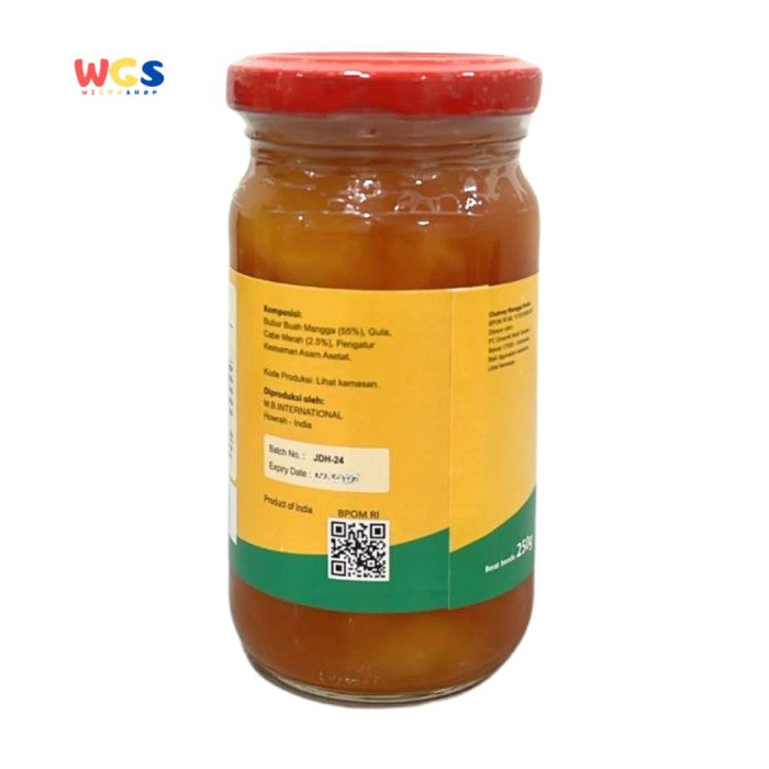 TAARA Indian Seasoning Hot Mango Chutney Sauce 250g - Spicy Mango Sauce