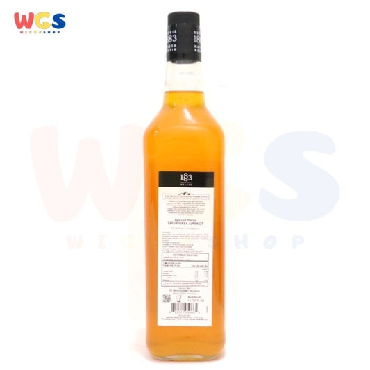 1883 Maison Routin France Syrup Apricot Flavored 1 ltr - 33.8 fl oz