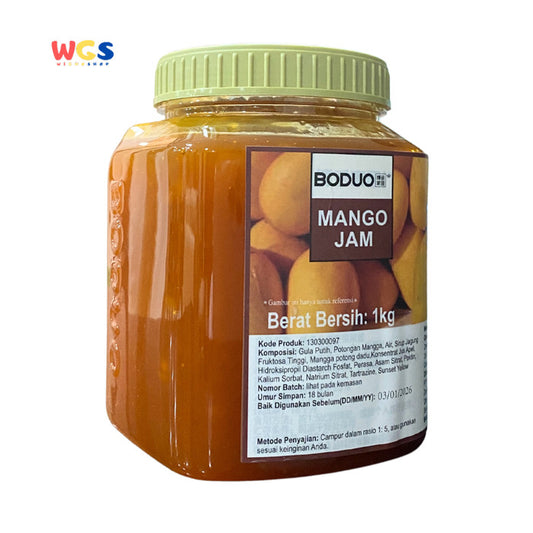 BODUO Mango Jam Premium 1kg – Premium Halal & BPOM Mango Jam for Delicious Creations