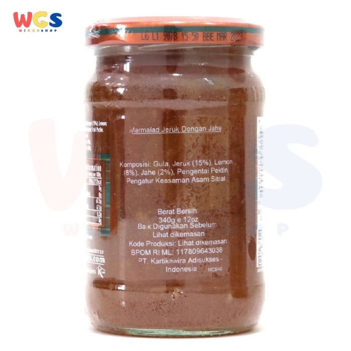 Mackays Orange, Lemon & Ginger Marmalade Jam 340 gr