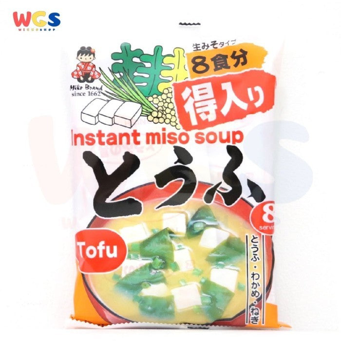 Miyasaka Instant Miso Soup Tokuiri 8 Shoyu Tofu 151.2 gr