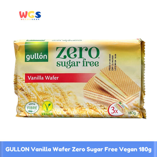 GULLON Vanilla Wafer Zero Sugar Free Vegan 180g