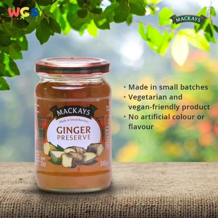 Mackays Ginger Preserve 340g - Ginger Jam