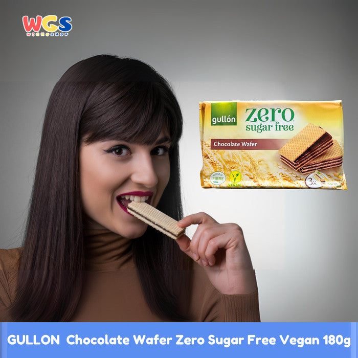 GULLON Chocolate Wafer Zero Sugar Free Vegan 180g