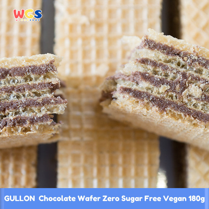 GULLON Chocolate Wafer Zero Sugar Free Vegan 180g