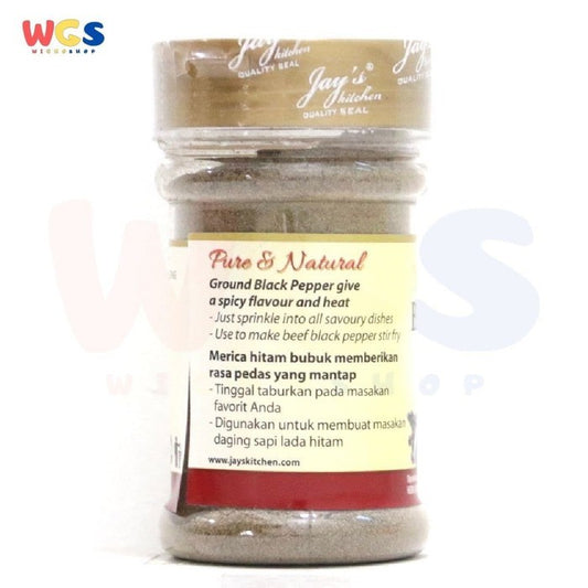 Jays Black Pepper Ground 55 gr - Black Pepper Powder