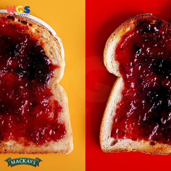 Selai Mackays Strawberry Preserve with Champagne Jam 340 gr