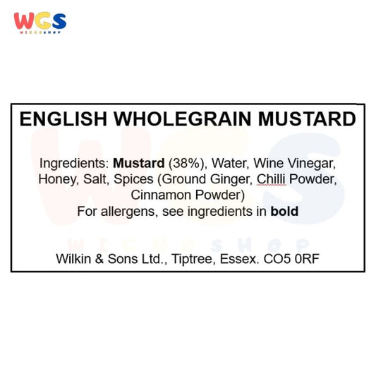 Wilkin & Sons Tiptree English Wholegrain Mustard 185g