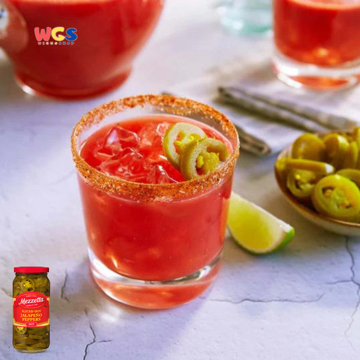 Mezzetta Sliced Hot Jalapeno Peppers 473ml