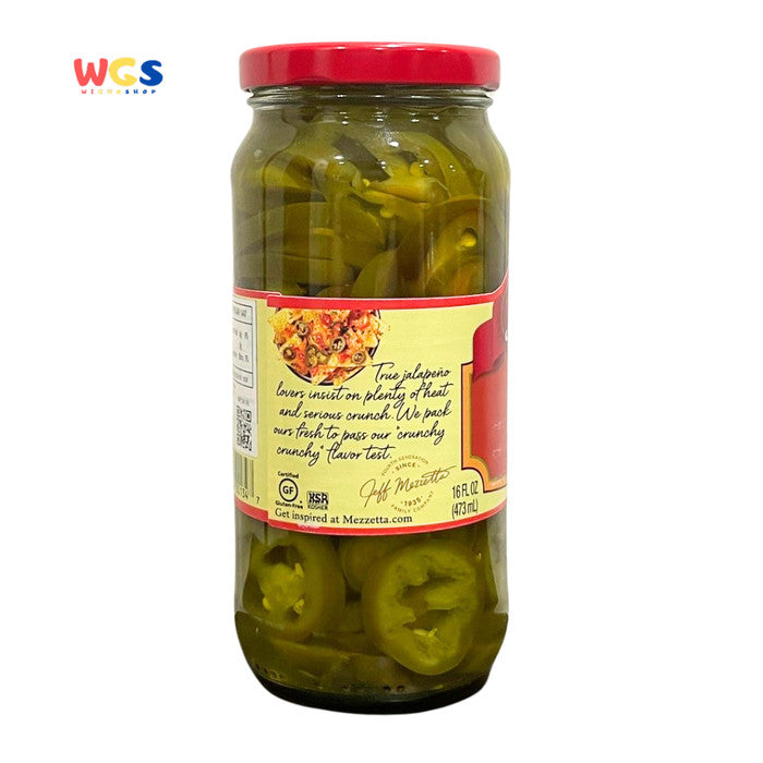 Mezzetta Sliced Hot Jalapeno Peppers 473ml