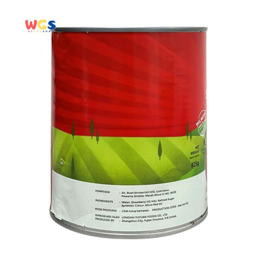 WILMOND Can Strawberry in Syrup 825g - Buah Storberi Dalam Sirup