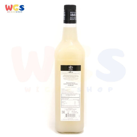 1883 Maison Routin France Syrup Almond Flavored 1 ltr - 33.8 fl oz