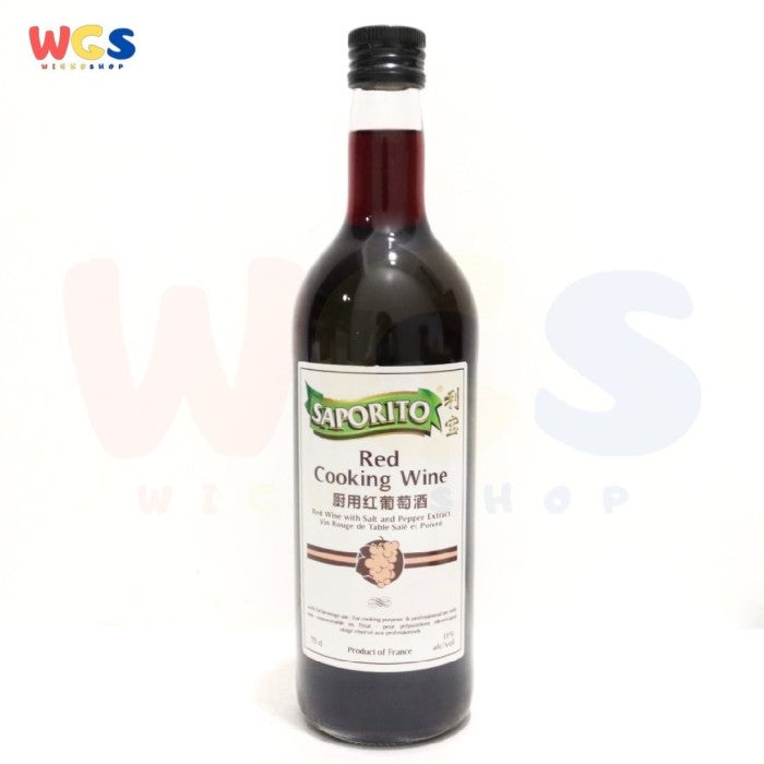 Saporito Red Cooking Wine With Salt & Pepper Extract For Cooking 750ml