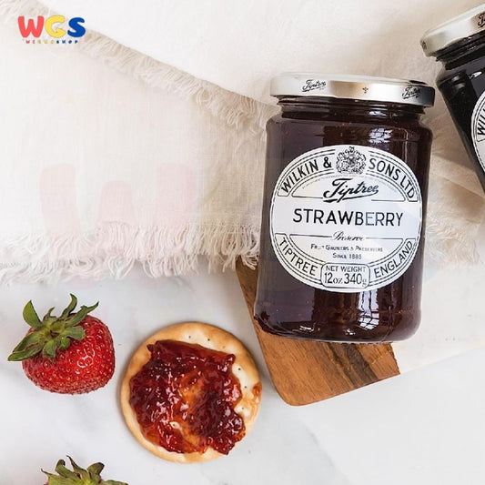 Wilkin & Sons Selai Tiptree Strawberry Jam Preserve Spread 340g