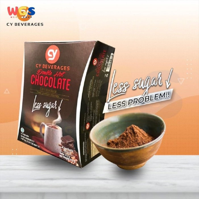 CY Beverages Double Hot Premium Chocolate 3 in 1 Less Sugar 8p x 39g