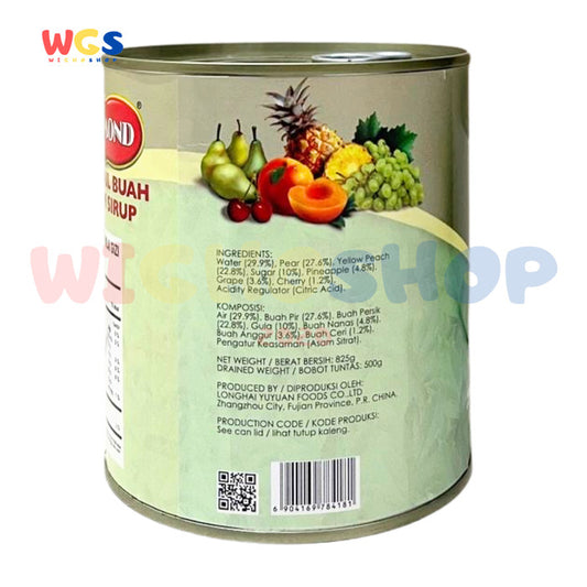 Wilmond Fruit Cocktail in Syrup 825 gr - Buah Coctail dalam Syrup