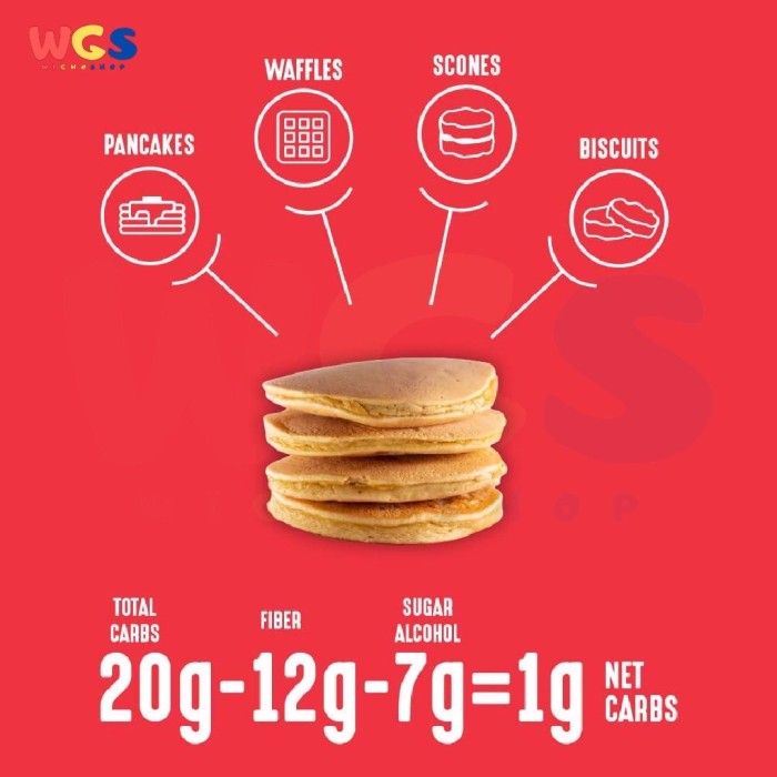 Lakanto Sugar Free Pancake & Baking Mix Sweetened With Monkfruit 454g