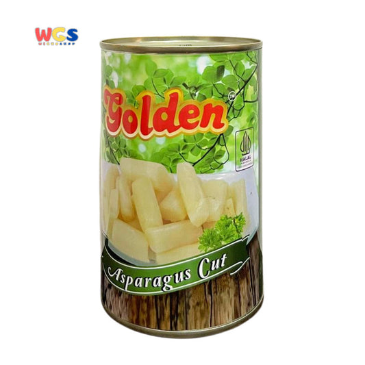 Golden Asparagus Cut in Salt Water 430g – Practical, Delicious & Ready-to-Cook Canned Asparagus Cuts