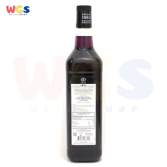 1883 Maison Routin France Syrup Lavender Flavored 1 ltr - 33.8 fl oz