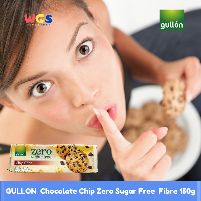 GULLON Chocolate Chip Cookies Zero Sugar Free Fibre 150g