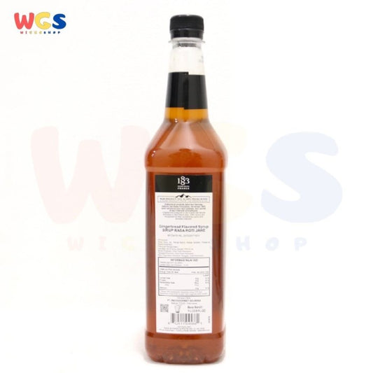 1883 Maison Routin France Syrup Gingerbread Flavored 1 ltr - 33.8 fl oz
