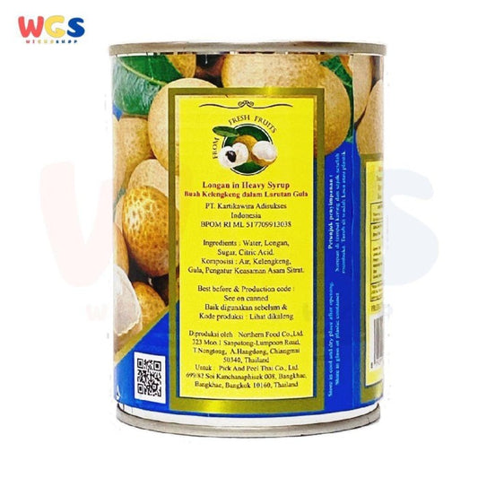 Golden Longan in Heavy Syrup 565g - Thai Premium Canned Longan