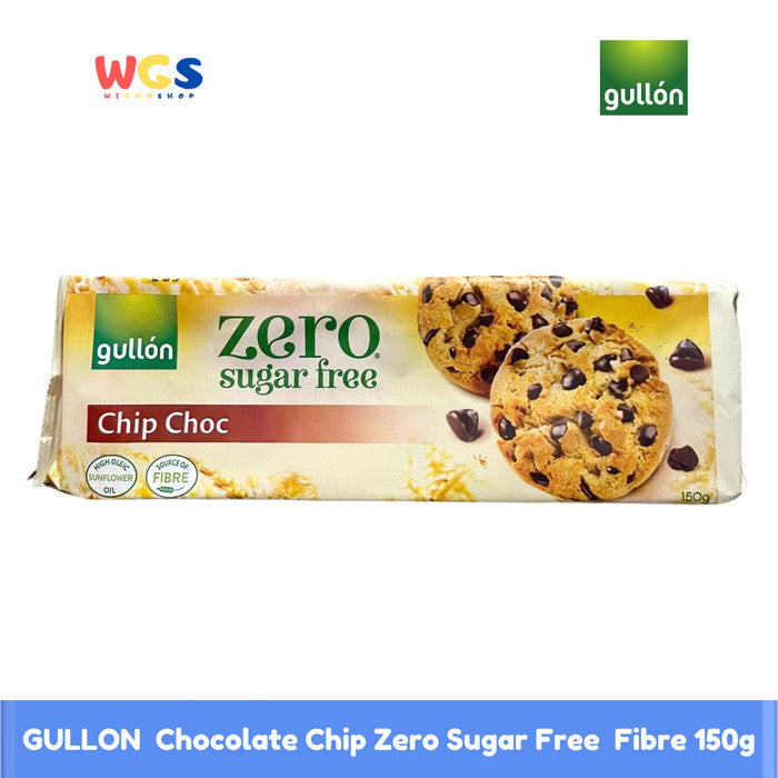 GULLON Chocolate Chip Cookies Zero Sugar Free Fibre 150g