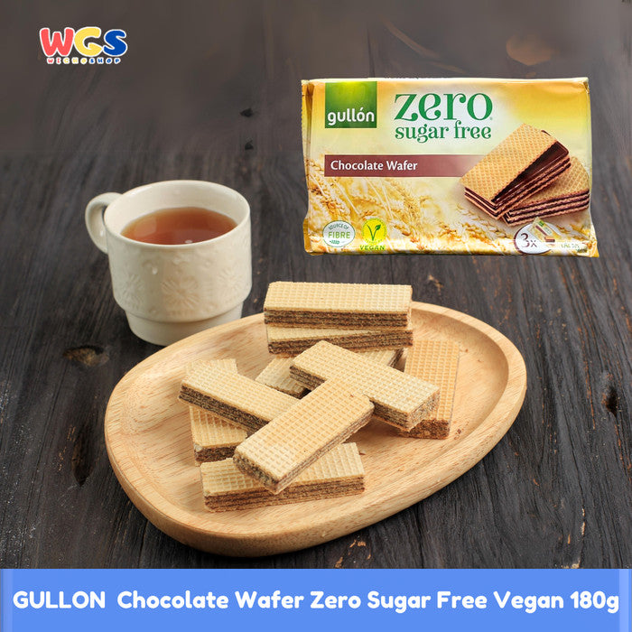 GULLON Chocolate Wafer Zero Sugar Free Vegan 180g