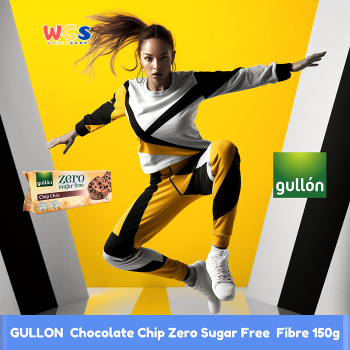 GULLON Chocolate Chip Cookies Zero Sugar Free Fibre 150g
