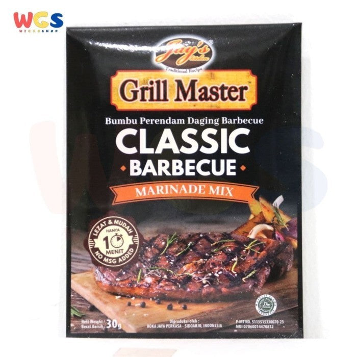 Jays Grill Master Classic Barbecue Meat Marinade 30g